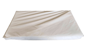 Juvenile Mattress 79" Poly Foam—rectangular, white, with a smooth, slightly wrinkled cover, shown on a plain white background.