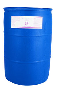 A 55 gal No Rinse Floor Stripper drum with a white label stands upright against a plain white background.